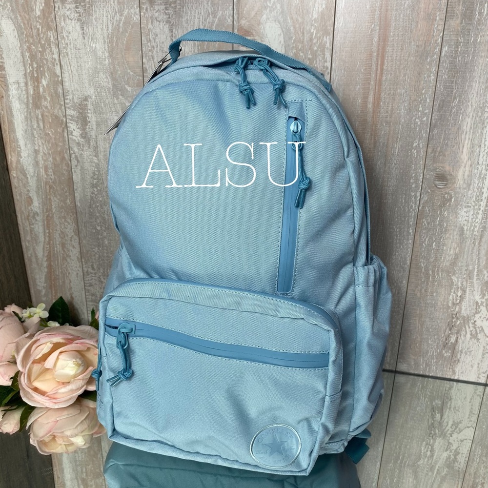 Converse Go Backpack Ocean 🌊 Blue Unisex AUTHENT - Picture 3 of 8